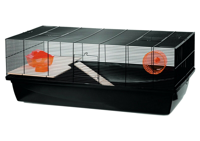 hamster cage black